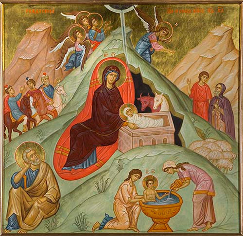 Рождество Христово, 30x40x4 см, арт Ик24765