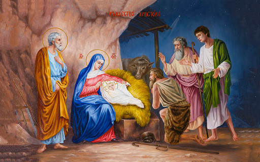 Рождество Христово, 30x40x4 см, арт Ик24746