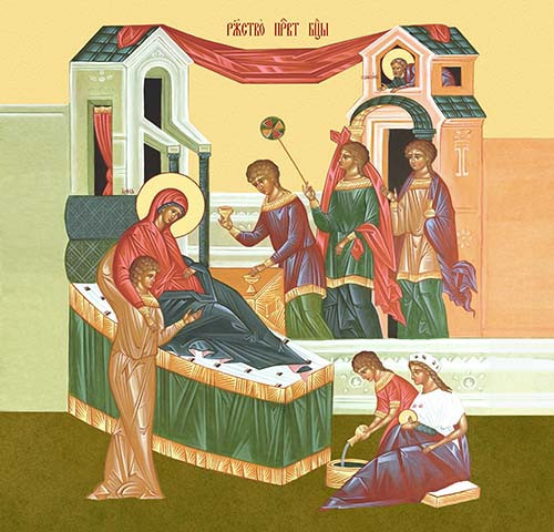 Рождество Пресвятой Богородицы, 30x40x4 см, арт Ик24739