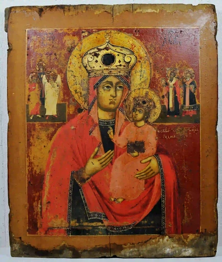 Рудненская Пресвятая Богородица, 25x28 см, арт А7124