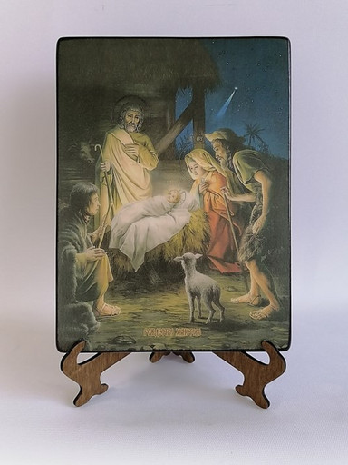 Рождество Христово, 9x12x3 см, арт И8706 Рождество Христово, 9x12x3 см, арт И8706