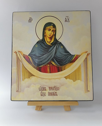 Покров Пресвятой Богородицы, 25x28 см, арт И9521-2