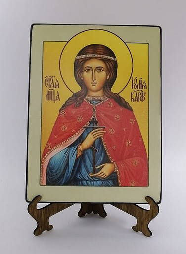 Святая мученица Иулия (Юлия) Карфагенская Корсиканская Дева, арт И051-2