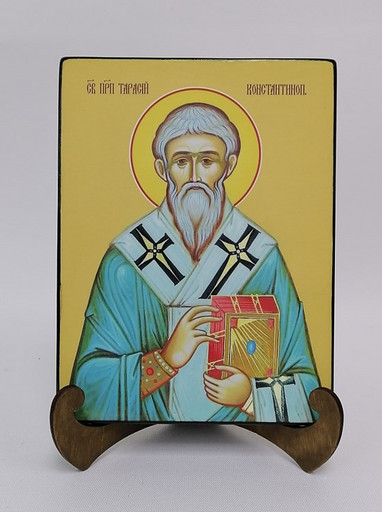 Тарасий Константинопольский, святитель, 15x20x1,8 см, арт Ид4246