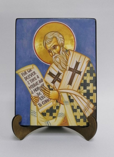 Кирилл Иерусалимский Святитель, 15х20х1,8 см, арт И3896