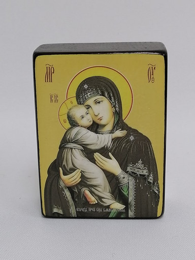 Владимирская икона божьей матери, 9x12х4 см, арт Ид3406-2