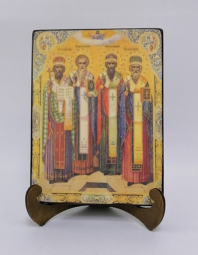 Свтт. Пермские Стефан, Герасим, Питирим и Иона, 12x16x3 см, арт Б0354