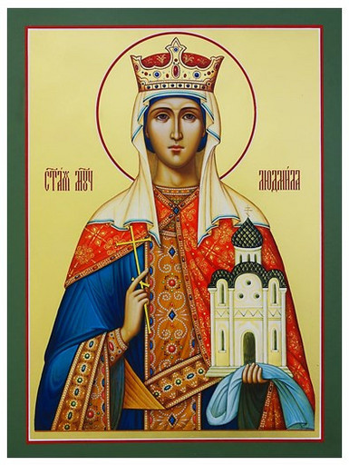 Людмила Чешская, 9x12x3 см, арт А6112 Людмила Чешская, 9x12x3 см, арт А6112