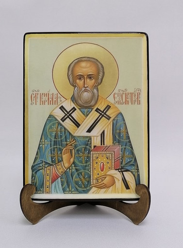 Святитель Кирилл Епископ Туровский, 15x20х3 см, арт А7044-2