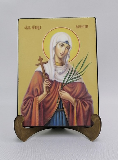Валентина Кесарийская, мученица, 12x16x3 см, арт И8540