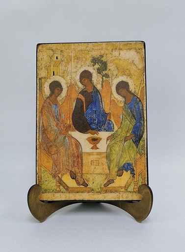 Святая Троица. Андрей Рублёв, арт А349, 14x20х1,8 см