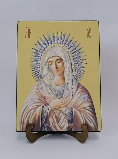 Пресвятая Богородица Умиление, 21x28x3 см, арт Ид3696-2