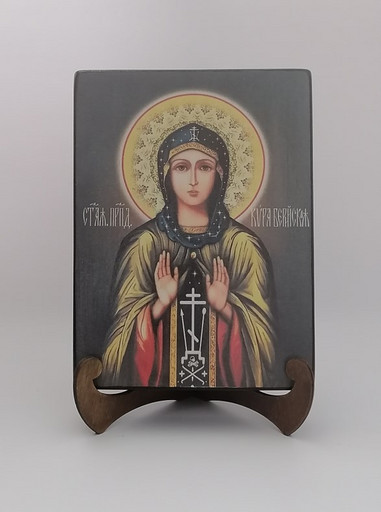 Преподобная Кира Берийская (Македонская), 12x16x3 см, арт И3870