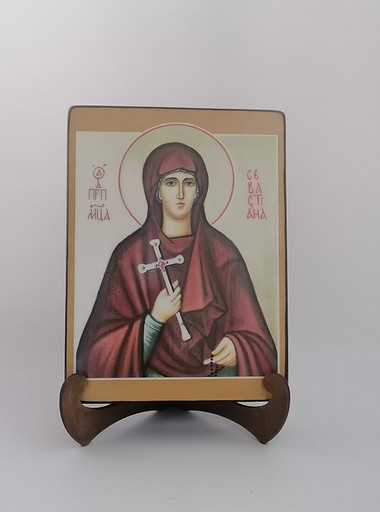 Преподобномученица Севастиана (Агеева-Зуева), монахиня, 15x20x3 см, арт В405