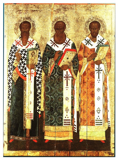 Три святителя, 21x28x3 см, арт Б0297