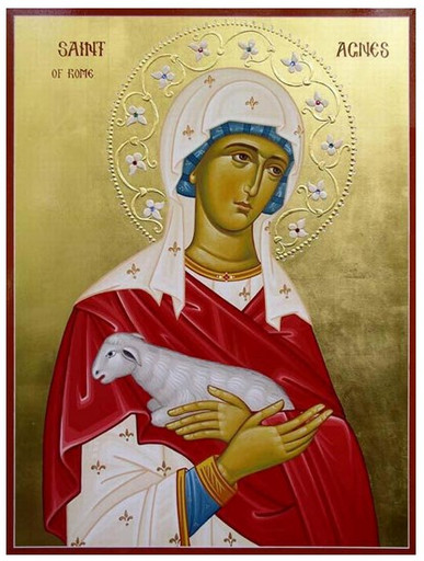 Мученица агния (анна) Римская, дева, арт В322