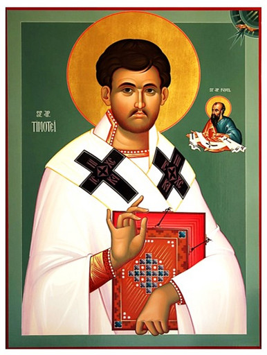 Святой Апостол Тимофей, 15x20x1,8 см, арт И5809