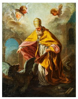 Святой папа Римский Сильвестр, арт И6051-4