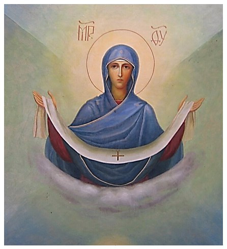 Покров Пресвятой Богородицы, 25x28 см, арт И9521-3