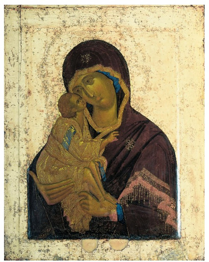 Богоматерь Донская. Около 1392. Феофан Грек, арт И841-3