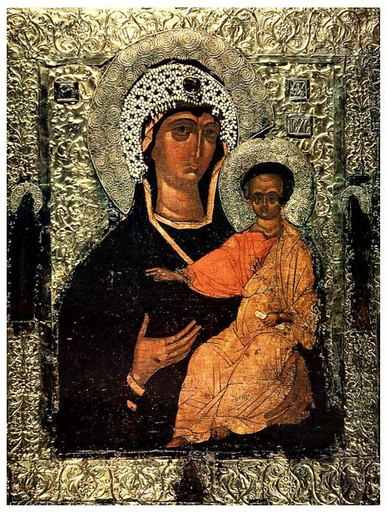 Богородица Одигитрия Сергиевская (в Лавре), 30x40x4 см, арт В892