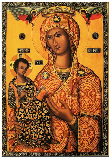 Пресвятая Богородица Троодитисса (Троодосская), 14x20x1,8 см, арт А6888