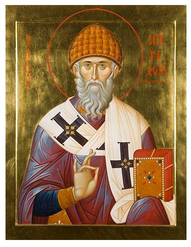Святитель Спиридон Тримифунтский, 25x28x3 см, арт Ик21743 Святитель Спиридон Тримифунтский, 25x28x3 см, арт Ик21743