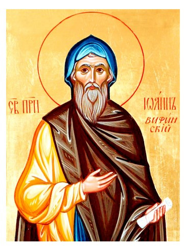 Преподобный Иоанн Вифинский, 9x12x1,8 см, арт В5281