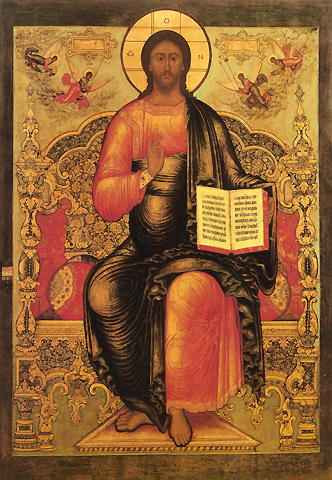 Спас Вседержитель. Ярославль. Конец XVI века, 15x20 см, арт А4795