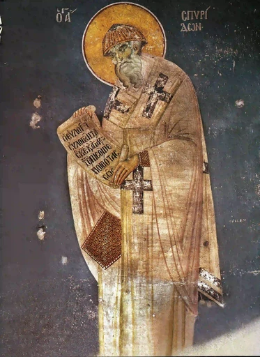 Спиридон Тримифунтский, 15x20 см, арт А970