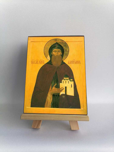 Даниил Московский, 9x12x3 см, арт Б0420