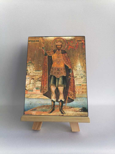 Св. Георгий, 12x16x3 см, арт Б0348