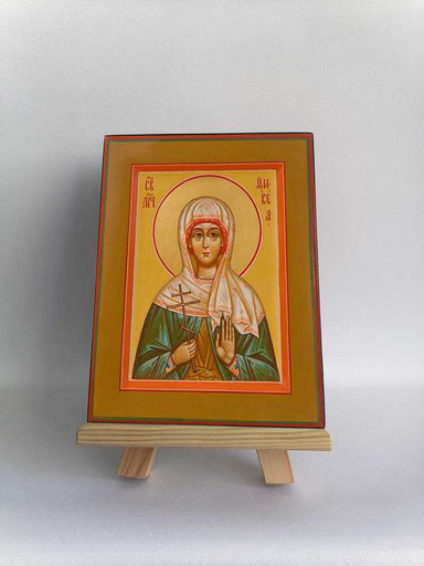 Святая мученица Фивея (Вивея) Едесская, 12x16x3 см, арт Б0185