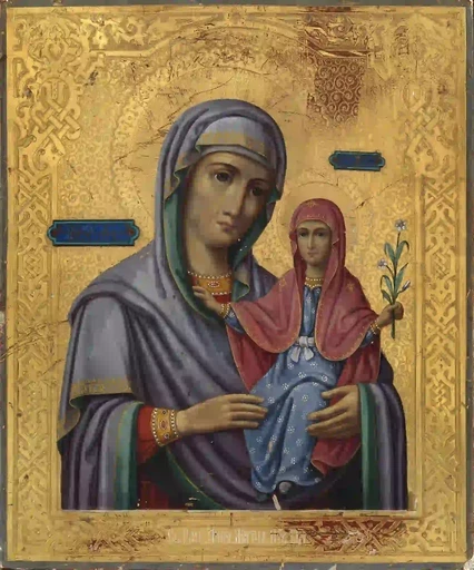 Святая Праведная Анна Матерь Пресвятой Богородицы, 15x20 см, арт А7100