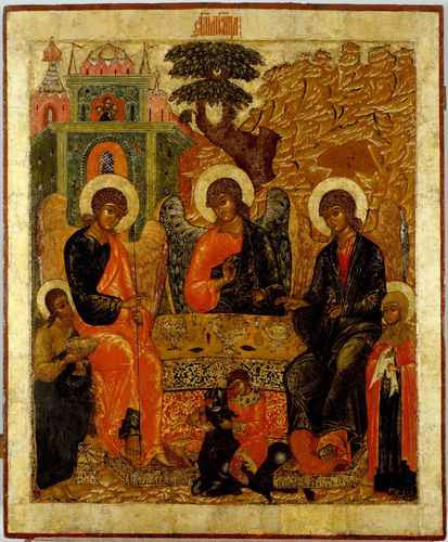 Святая Троица, ок.1600, 15x20 см, арт А507