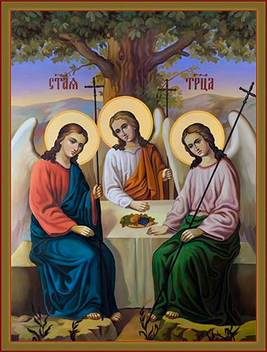 Святая Троица, 30x40x4 см, арт Ик24778