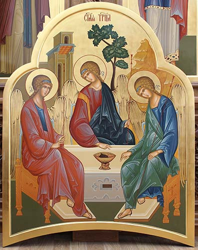 Святая Троица, 15x20 см, арт Ик20011