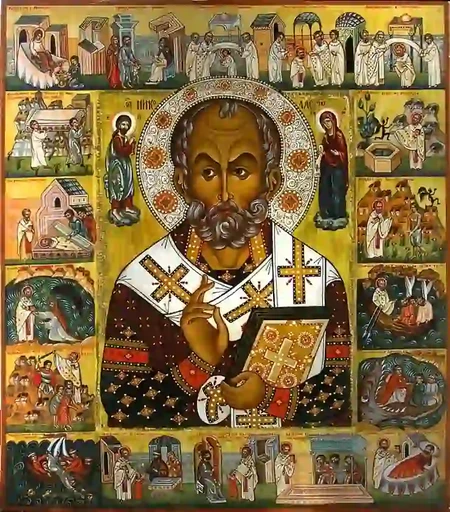 Святитель Николай Чудотворец, 15x20 см, арт А5558