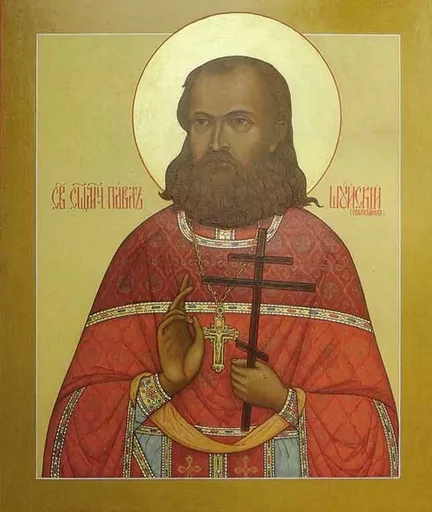 Святой Павел Шуйский (Светозаров), 9,5x10,5 см, арт А1876