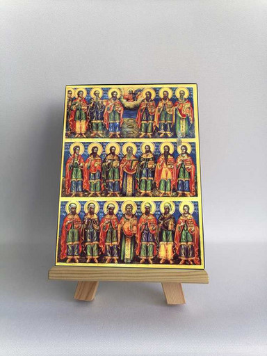 Святые врачи-бессеребренники, 9x12x3 см, арт Б0282