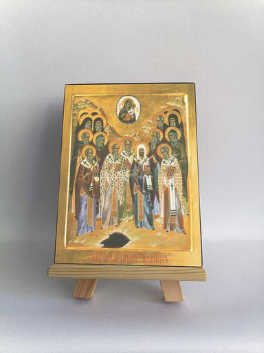 Святые Зверинецкие, 12x16x3 см, арт А6815