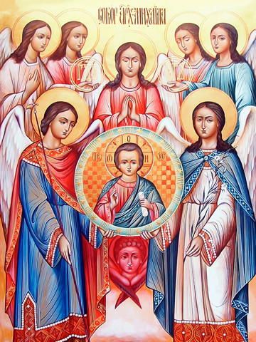 Собор Архангела Михаила, 30x40x4 см, арт И12478