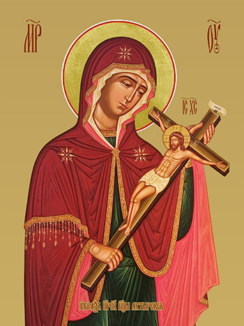 Ахтырская икона божьей матери, 15х20 см, арт И7642
