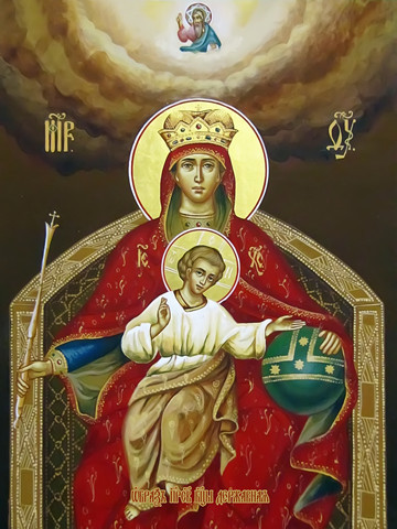 Державная икона божьей матери, 25х34 см, арт И10936