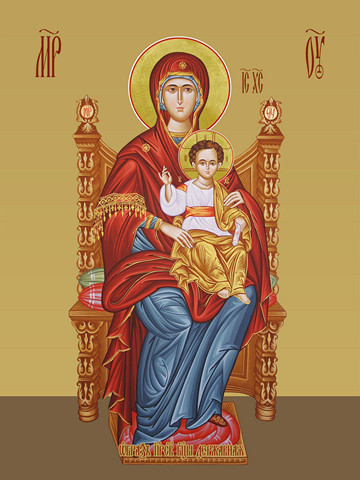Державная икона божьей матери, 25х34 см, арт И10939