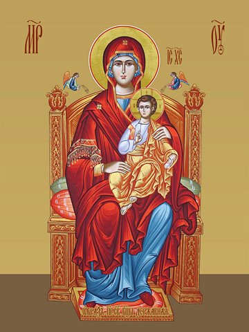 Державная икона божьей матери, 15х20 см, арт И7712