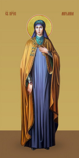 Ангелина Сербская, святая, 25х52 см, арт И7200