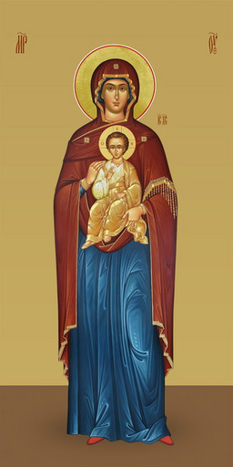 Пресвятая Богородица, 50х100 см, арт И7219-2