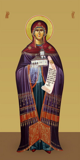 Пресвятая Богородица, 50х100 см, арт И7222-2