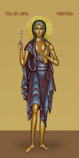 Мария Египетская, святая, 25х52 см, арт И7318